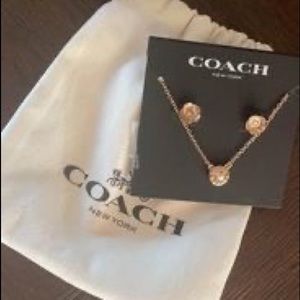 Coach rose gold set. Brand new.